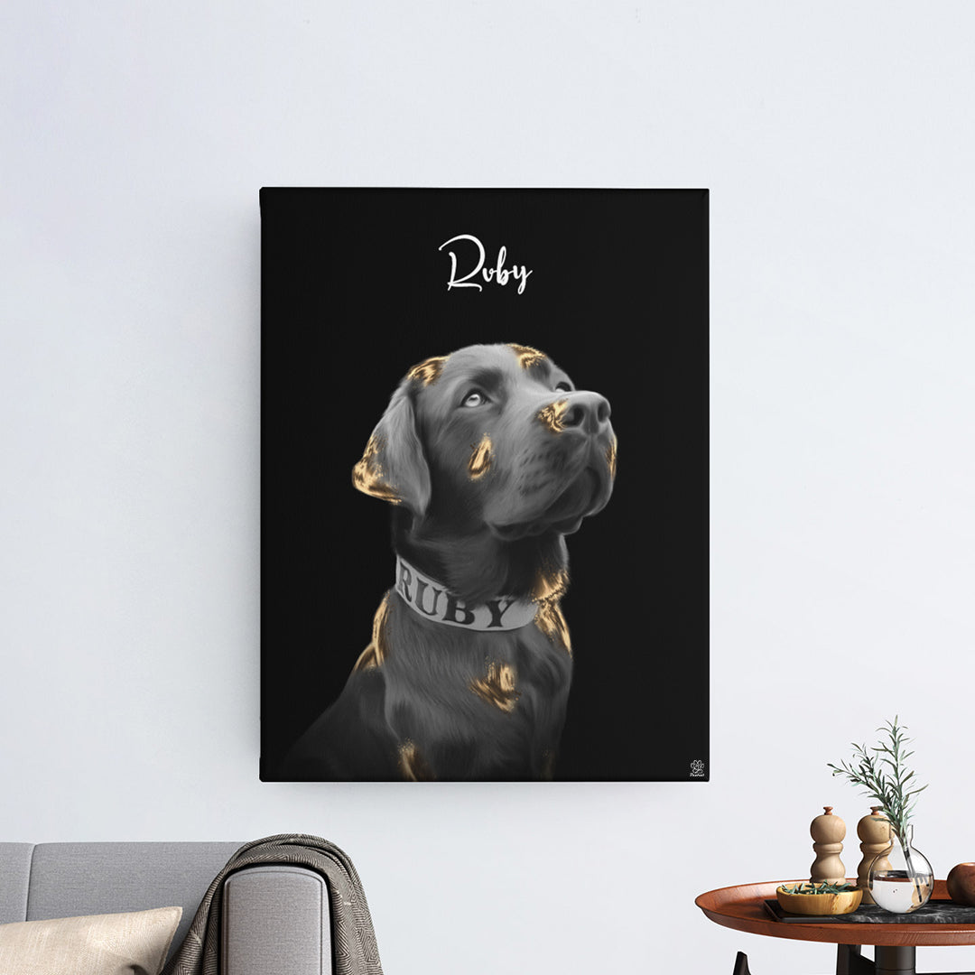 Gold Pawtrait