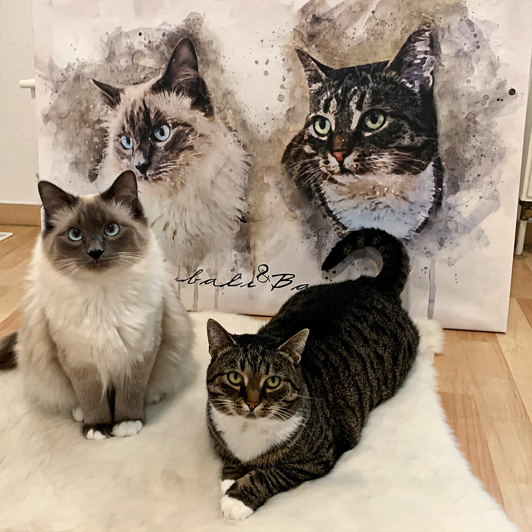 Wasserfarben Pawtrait