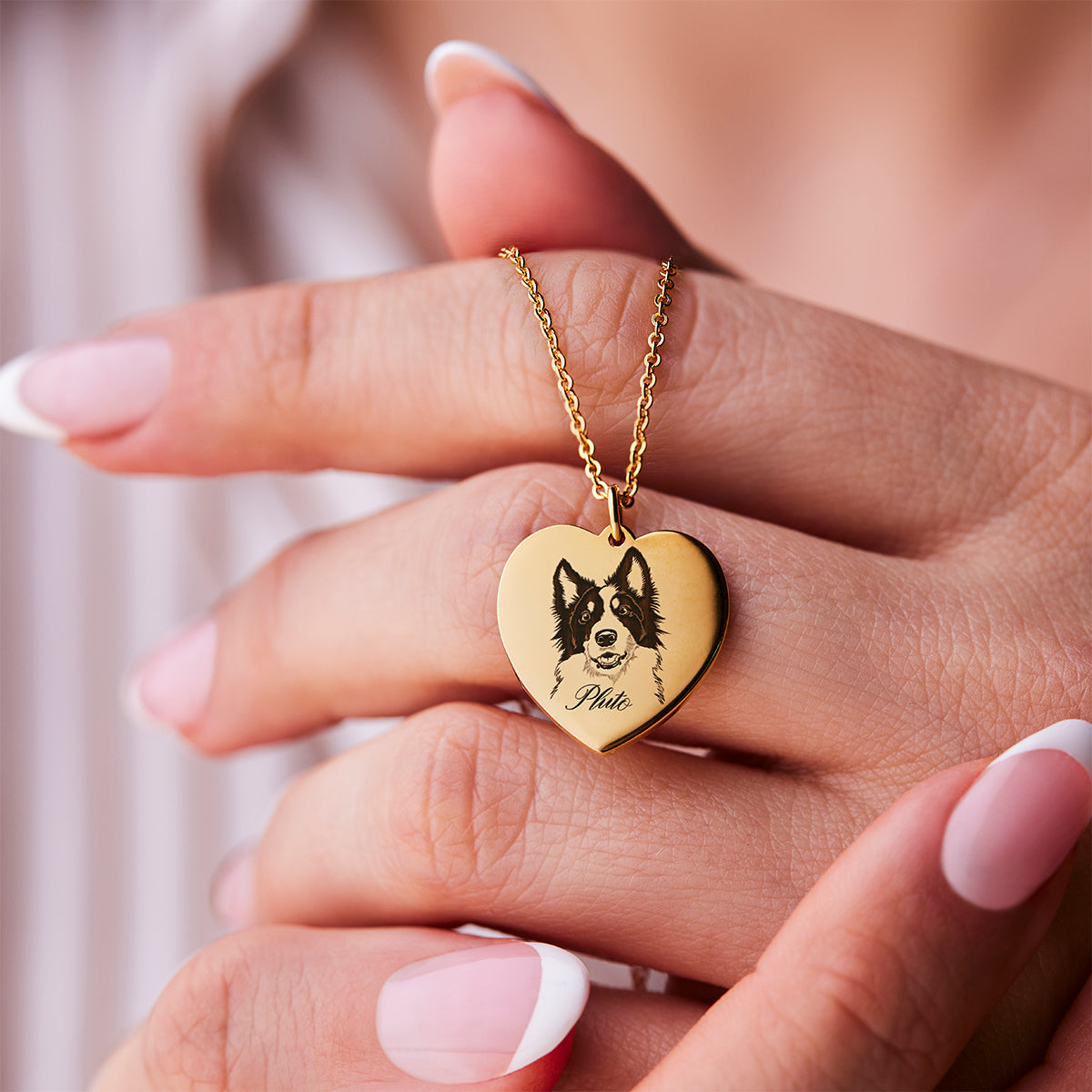 Pawtrait-Herzkette