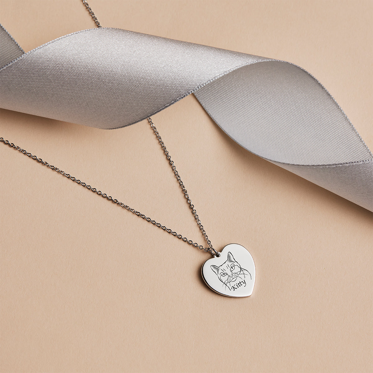 Pawtrait-Herzkette