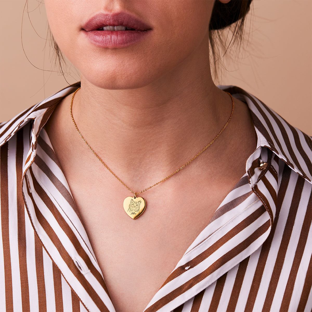 Pawtrait-Herzkette