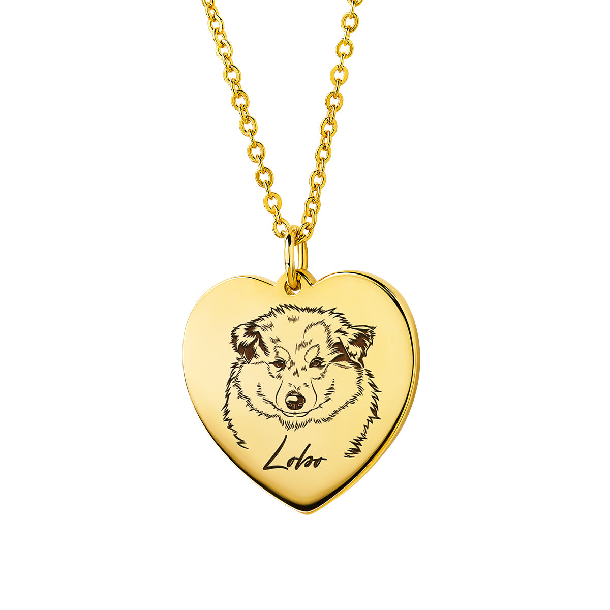 Pawtrait-Herzkette