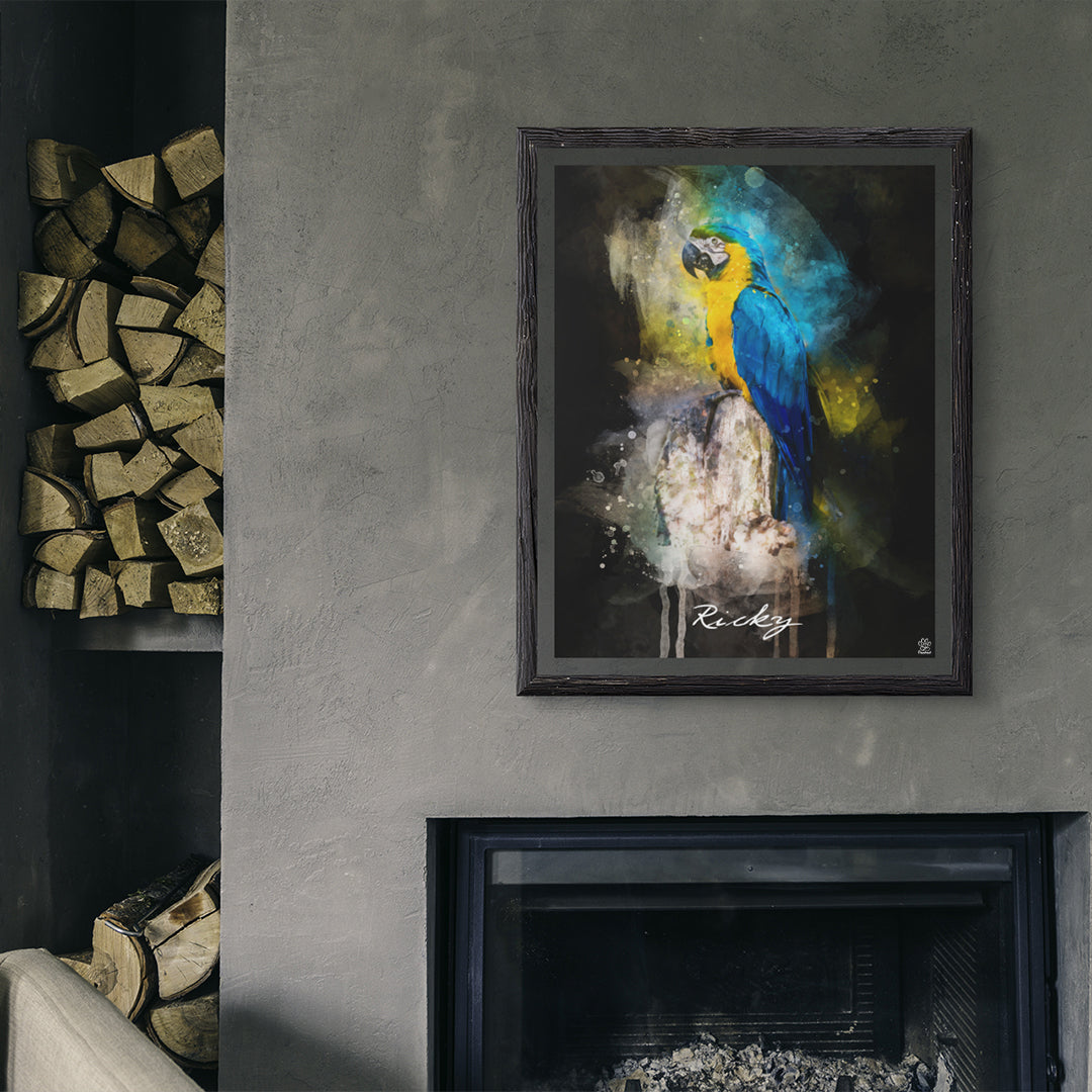 Wasserfarben Pawtrait