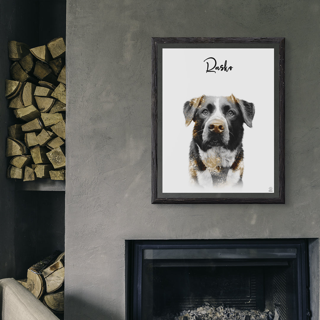 Gold Pawtrait