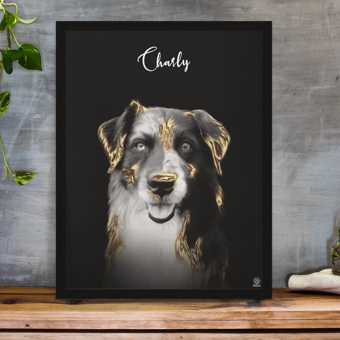 Gold Pawtrait